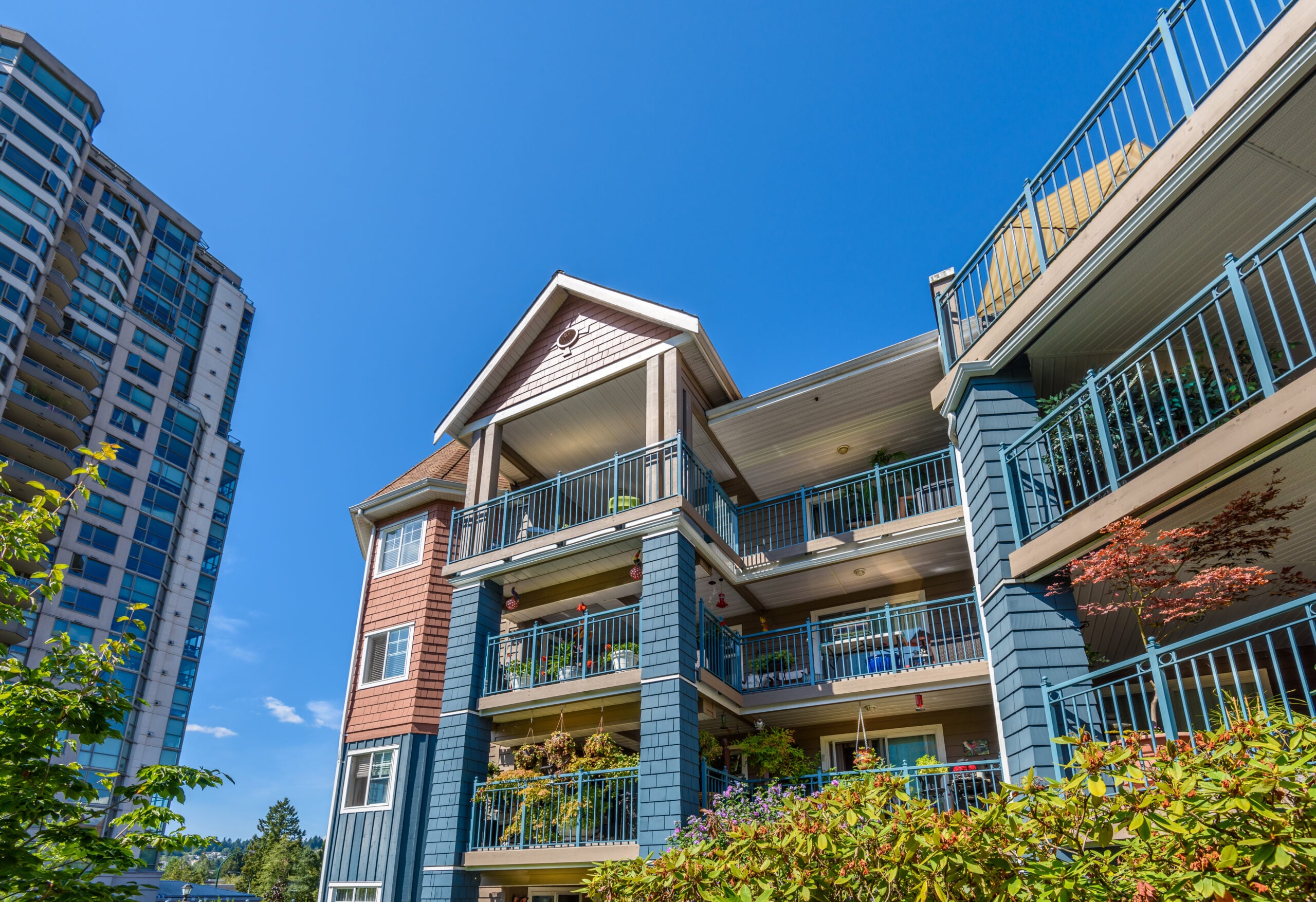 Luxury apartment building